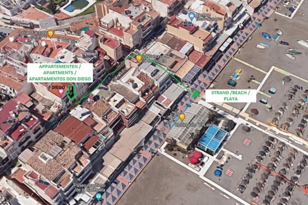 Precioso Estudio Junto Al Mar, Apartamentos Don Diego En La Carihuela ตอร์เรโมลิโนส ภายนอก รูปภาพ